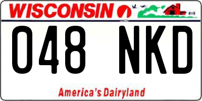 WI license plate 048NKD