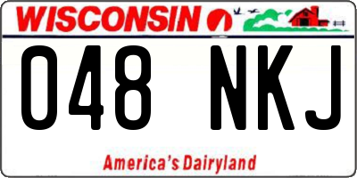 WI license plate 048NKJ