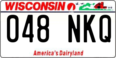 WI license plate 048NKQ