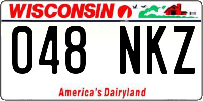 WI license plate 048NKZ
