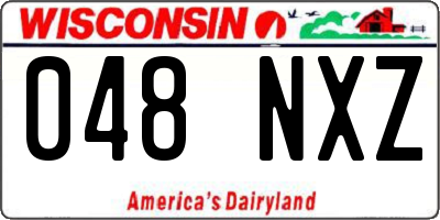 WI license plate 048NXZ