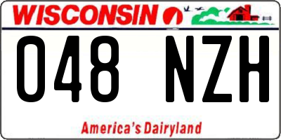WI license plate 048NZH