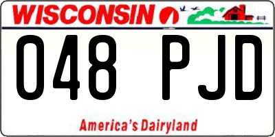 WI license plate 048PJD