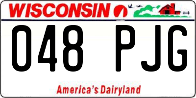 WI license plate 048PJG