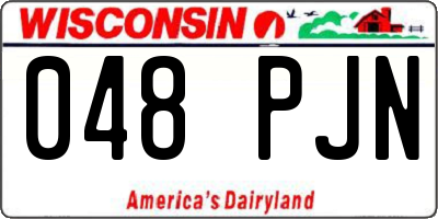 WI license plate 048PJN