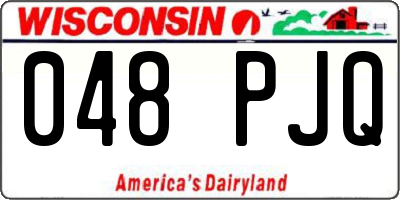 WI license plate 048PJQ