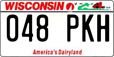 WI license plate 048PKH