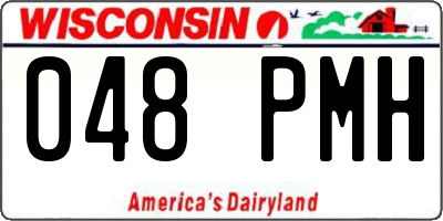 WI license plate 048PMH