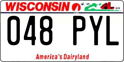 WI license plate 048PYL