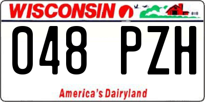 WI license plate 048PZH