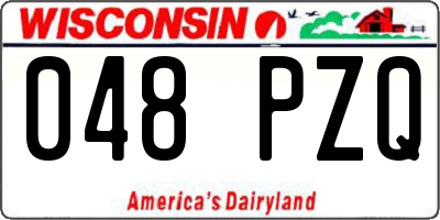 WI license plate 048PZQ