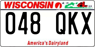 WI license plate 048QKX