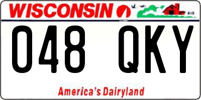 WI license plate 048QKY