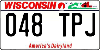 WI license plate 048TPJ