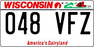 WI license plate 048VFZ