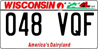 WI license plate 048VQF