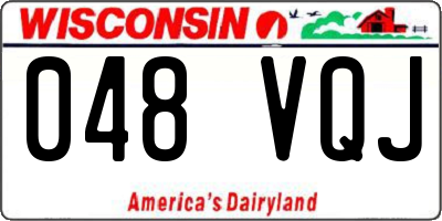 WI license plate 048VQJ