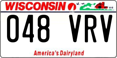 WI license plate 048VRV