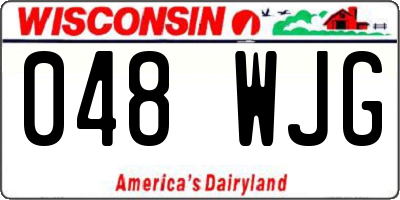 WI license plate 048WJG