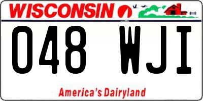 WI license plate 048WJI