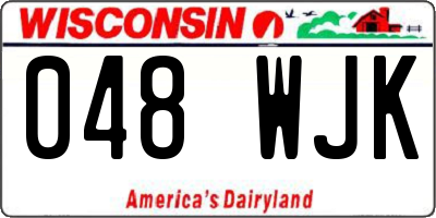 WI license plate 048WJK