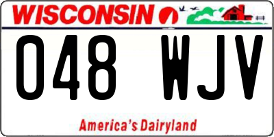 WI license plate 048WJV
