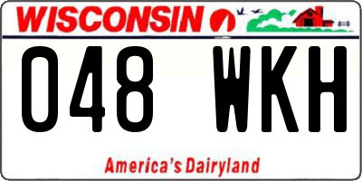 WI license plate 048WKH
