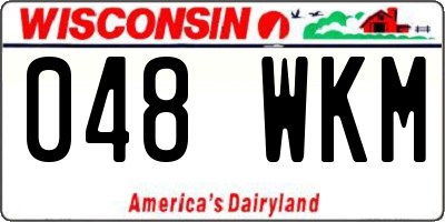 WI license plate 048WKM
