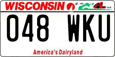 WI license plate 048WKU
