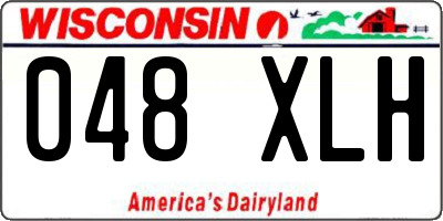 WI license plate 048XLH