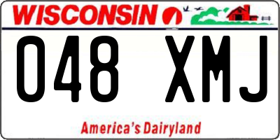 WI license plate 048XMJ