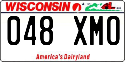 WI license plate 048XMO
