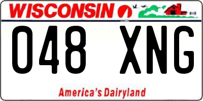 WI license plate 048XNG