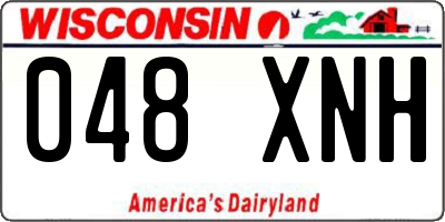 WI license plate 048XNH