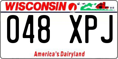 WI license plate 048XPJ