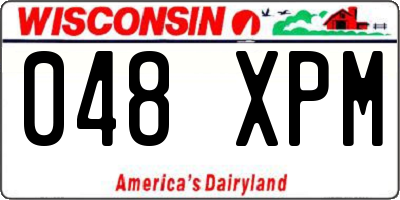WI license plate 048XPM