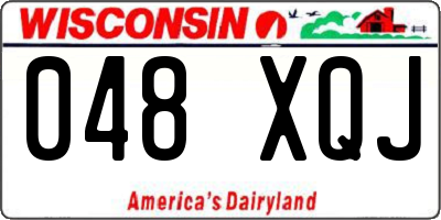 WI license plate 048XQJ