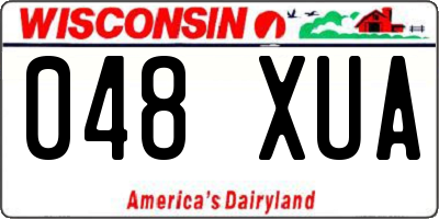 WI license plate 048XUA