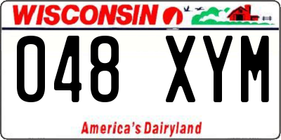 WI license plate 048XYM