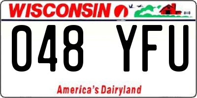 WI license plate 048YFU