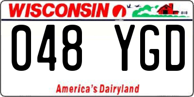 WI license plate 048YGD