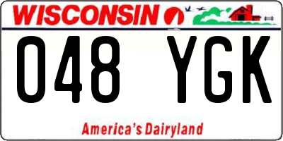 WI license plate 048YGK