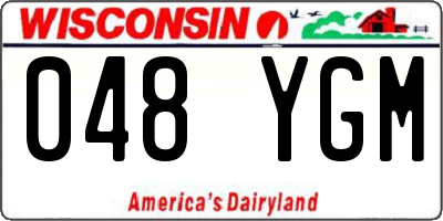 WI license plate 048YGM
