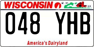 WI license plate 048YHB