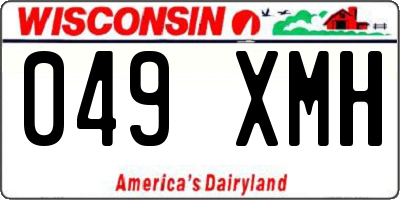 WI license plate 049XMH