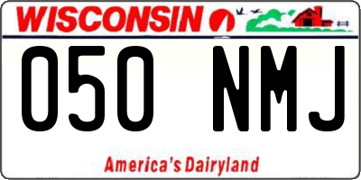 WI license plate 050NMJ