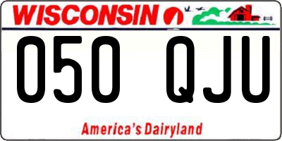 WI license plate 050QJU