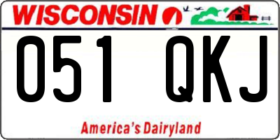 WI license plate 051QKJ