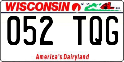 WI license plate 052TQG