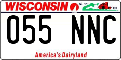 WI license plate 055NNC